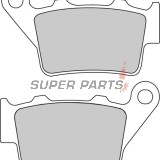Накладки -FERODO- FDB2005SG, Aprilia ETV Caponord / Pegaso, BMW C / C1 / F / S, Ducati Monster / Scrambler, Gas Gas EC / MC, Honda CB / NX / SLR, Husaberg FE / FC, Husqvarna CR / SM / TC / TE / WR, KTM Duke / EXC / LC4 / SX / Super Duke, Triumph Street Tr