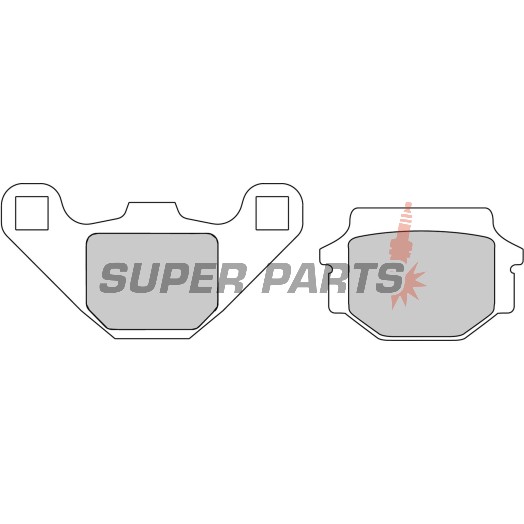 Накладки -FERODO- FDB314SG, Aprilia Tuareg 600, Buell M2 / S1 / S3 1200, Gas Gas Enducross 125, Husqvarna CR / TE / WR 125-510, Kawasaki GPZ / KL Tengai / KLE / KLR / KX / ZR 250-650, Kymco CK1 125, Suzuki GT 80 1981-2015