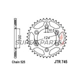 Заден пиньон -JT- JTR745,43, 43 зъба, стоманен, Ducati GT 1000 2006-2010, Monster 1000 2003-2005, Monster 916 2001-2003, Paul Smart 1000 2006, Sport 1000 2006-2009, Sportclassic 1000 2007-2010, SS 1000 2003-2006, ST3 992 2004-2007