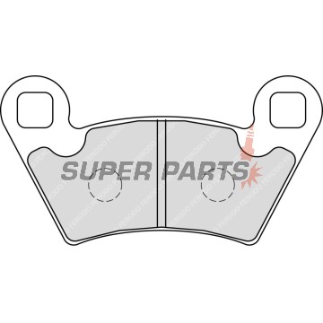Накладки -FERODO- FDB2236SG, Alfer 250, Aprilia MX/Mana/Pegaso/RST, ATK Cross/Enduro, BMW G450X/HP2, Ducati Monster, Gas Gas EC, Husqvarna SM/TE/WR, KTM Adventure/EXC/SX, Moto Guzzi Stelvio, Yamaha TT/Majesty