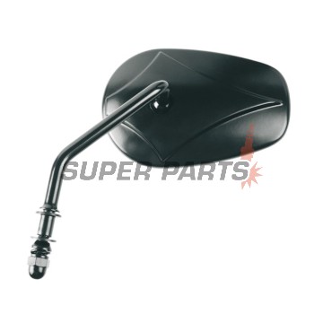 Огледало -VICMA- VIC-E278I, ляво, Harley Davidson Road King/Electra Glide/Street Glide/Road Glide/Softail/Dyna/V-Rod/Sportster 883-1803, 2003-2011