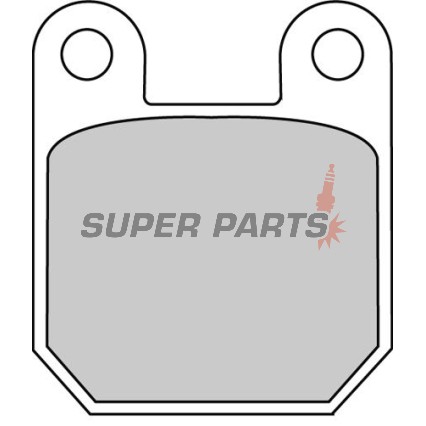 Накладки -FERODO- FRP405P, Aprilia RS/SX 50, Climber 280, Beta Alp, RR, REV, Derbi Senda, GPR, Atlantis, Gas Gas Pampera, TXT, Italjet Dragster, Formula, Peugeot Speedfight, Ludix, Vivacity, Rieju MRX, RS-2, Tango, Yamaha DT50R, TZR50