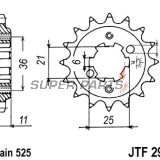 Преден пиньон -JT- JTF290,15, 15 зъба, Honda GB 400 2011-2012, GB 500 1989-1990