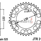 Заден пиньон -JT- JTR312,38, 38 зъба, стоманен, Honda RVF 400 1994, RVF 750 1994-1998, VFR 400 1990-1993, VFR 750 1988-1993