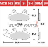 Накладки -TRW- MCB582SV, ATK 250/260/406, CAN-AM Commander/Maverick 800/1000, Kawasaki Brute Force/KLX/KVF/Teryx, Suzuki DR/RM/LT-R, Yamaha TT/WR/XTZ/YFM/YFZ/YXR/YZ (1989-2020)