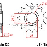 Преден пиньон -JT- JTF1581,14, 14 зъба