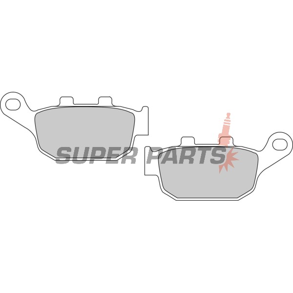 Накладки -FERODO- FDB531ST, Honda Transalp / Africa Twin / Dominator / Deauville, Triumph Daytona / Street Triple / Tiger, Buell XB / Lightning / Cyclone, Cagiva Elefant / Navigator, Suzuki Freewind, Yamaha XJ6 / X-Max 1986-2020