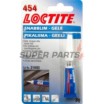 Лепило -LOCTITE- 454, секундно, гел, универсално, 3g