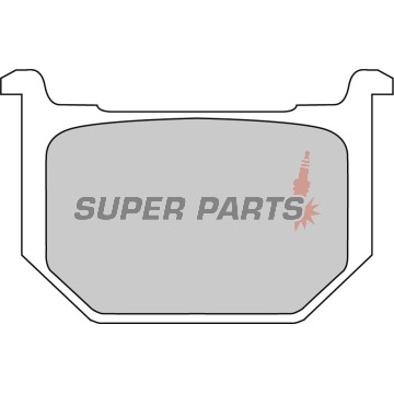 Накладки -FERODO- FDB218P, Suzuki GN250 (1983-2002), GS850G/1000G (1980-1986), GSX750L/ES/EF (1980-1986)