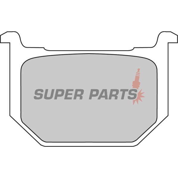 Накладки -FERODO- FDB218P, Suzuki GN250 (1983-2002), GS850G/1000G (1980-1986), GSX750L/ES/EF (1980-1986)