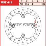 Спирачен диск -TRW- MST416, 220mm, Yamaha YFM Grizzly 700 / 700F Auto 4x4 EPS, LE, SE (2006-2018)