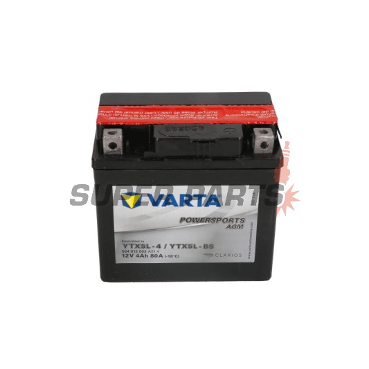 Акумулатор -VARTA- YTX5L-BS, 4Ah 12V