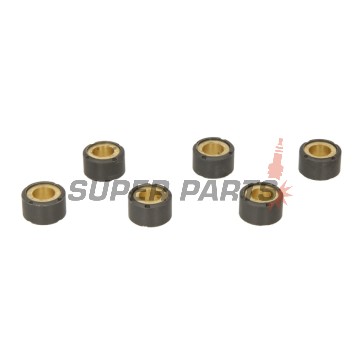 Ролки за вариатор -RMS- 20x12mm, 12g, 6бр, MBK XC 125 1997, Yamaha XC 125 1997