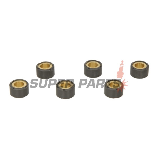 Ролки за вариатор -RMS- 20x12mm, 12g, 6бр, MBK XC 125 1997, Yamaha XC 125 1997