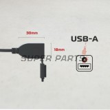 USB адаптер -OXFORD- 12V, 2.1Ah (type B)