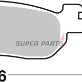 Накладки -BREMBO- 07043XS, Yamaha YP 125R / 250R X-Max (2016)