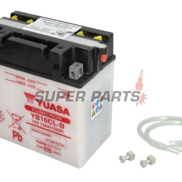 Акумулатор -YUASA- YB16CL-B, 20Ah 12V