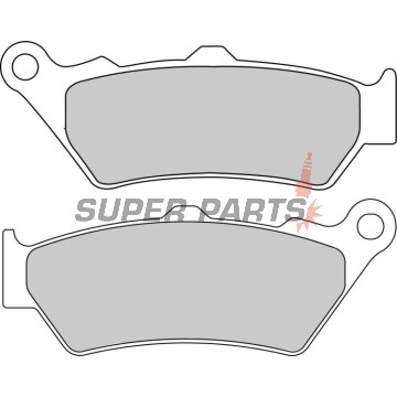 Накладки -FERODO- FDB2006ST, Aprilia ETV / Pegaso / RS, BMW C1 / F / R, Ducati Diavel / GT / Sport / xDiavel, Honda CB / FX / NT / NX / SLR, KTM Adventure / Super Enduro, Moto Guzzi / Moto Morini, Triumph Rocket / Thunderbird 125-2300 1990-2022