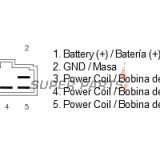 Реле за зареждане -DZE- реле-регулатор, 12V, 35A, GAS GAS HP-WILD; SUZUKI AN, DR, SV 250-800 1988-2008
