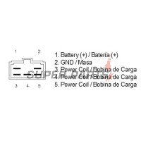 Реле за зареждане -DZE- реле-регулатор, 12V, 35A, GAS GAS HP-WILD; SUZUKI AN, DR, SV 250-800 1988-2008