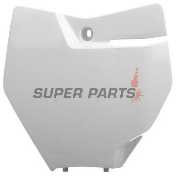 Мотокрос маска/табелка за номер -POLISPORT- бяла, KTM SX, SX-F, XC 125-450 2016-2018