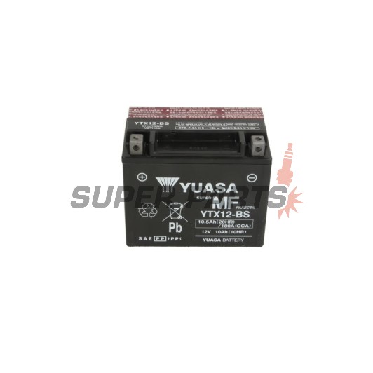 Акумулатор -YUASA- YTX12-BS, 11Ah 12V