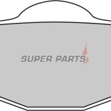 Накладки -FERODO- FDB383P, Beta Euro / Jonathan 350, Gilera RC 600, MBK Flame 125, Yamaha DT / Cygnus / XT / Tenere / YBR / YZ 50-660 1988-2007