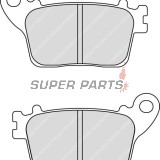 Накладки -FERODO- FDB2221P, Honda CB600F Hornet, CBR600RR/1000RR Fireblade; Kawasaki Ninja ZX-6R 636, ZX-10R; Suzuki GSX-R 600/750/1000; Yamaha YZF-R1/R6 (2006-2020)
