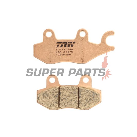Накладки -TRW- MCB582SH, ATK 250/260/406, CAN-AM Commander/Maverick 800/1000, Kawasaki Brute Force/KLX/KVF/Teryx, Suzuki DR/RM/LT-R, Yamaha TT/WR/XTZ/YFM/YFZ/YXR/YZ (1989-2020)