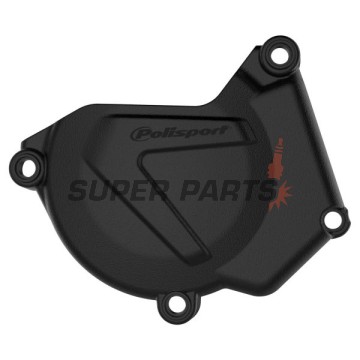 Предпазител за капак на статора -POLISPORT- черен, YAMAHA YZ 250 2005-2023