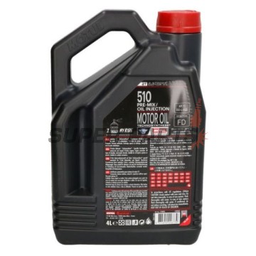 2-тактово масло -MOTUL- 510, 2T, полу-синтетика, 4L