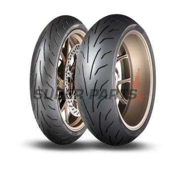 Задна шосейна гума -DUNLOP OPONY- 180/55ZR17, QUALIFIER CORE
