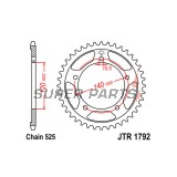 Заден пиньон -JT- JTR1792,44, 44 зъба, стоманен, Kawasaki KLV 1000 2004-2006, Rieju RS-2 125 2005-2006, Suzuki GSR 600 2006-2011, GSR 750 2011-2016, GSX-R 600 2001-2010, GSX-R 750 2000-2010, GSX-S 750 2015-2016, Triumph America 800 2003-2004