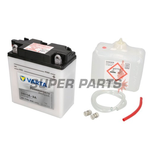 Акумулатор -VARTA- 6N11A-3A, 11Ah 6.0V