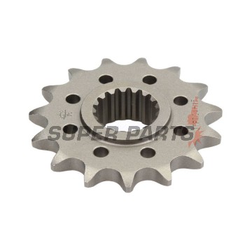 Преден пиньон -JT- JTF704,15, 15 зъба, Aprilia ETV 1000 2001-2006, 2008, RST 1000 2001-2004, RSV 1000 1998-2015, SL 1000 2000-2006, Tuono 1000 2003-2016, Tuono 1100 2015-2020, BMW F 650 2000-2002, 2008-2012, F 700 2018