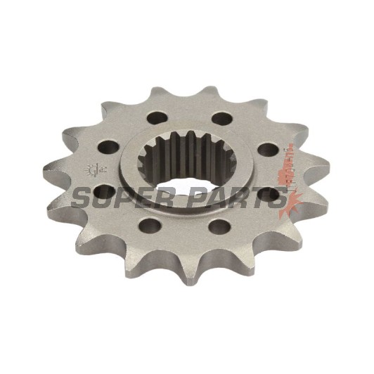 Преден пиньон -JT- JTF704,15, 15 зъба, Aprilia ETV 1000 2001-2006, 2008, RST 1000 2001-2004, RSV 1000 1998-2015, SL 1000 2000-2006, Tuono 1000 2003-2016, Tuono 1100 2015-2020, BMW F 650 2000-2002, 2008-2012, F 700 2018