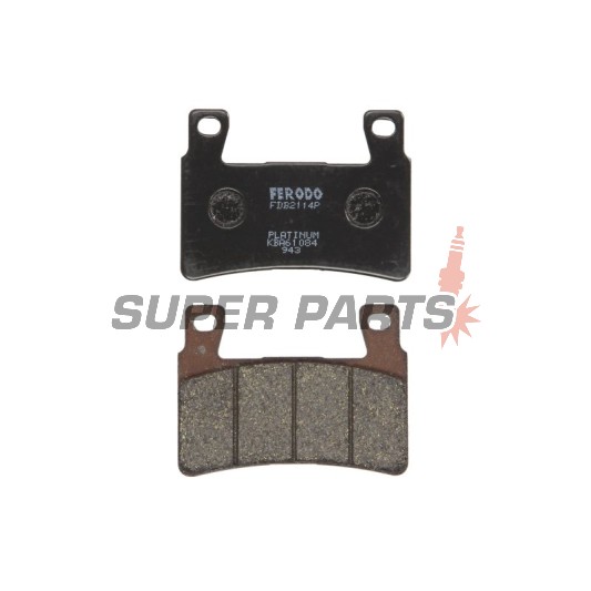 Накладки -FERODO- FDB2114P, CBR600F/600RR/Fireblade, VTR1000SP1/SP2 (1998-2012)