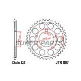 Заден пиньон -JT- JTR807,46, 46 зъба, стоманен, Suzuki GSF 400 1990-1995, GSF 650 2007-2015, GSX 400 1988-1992, GSX 650 2008-2017, GSX-R 400 1988-1992, RF 400 1993, SV 650 1999-2015