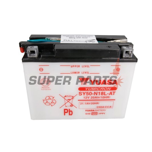 Акумулатор -YUASA- SY50-N18L-AT, 21Ah 12V