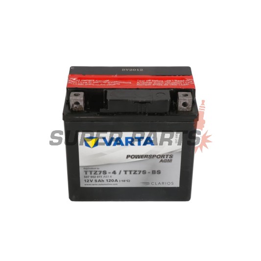 Акумулатор -VARTA- TTZ7S-BS, 5Ah 12V