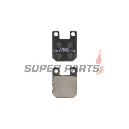 Накладки -FERODO- FRP405EF, Aprilia RS/SX 50, Climber 280, Beta Alp, RR, REV, Derbi Senda, GPR, Atlantis, Gas Gas Pampera, TXT, Italjet Dragster, Formula, Peugeot Speedfight, Ludix, Vivacity, Rieju MRX, RS-2, Tango, Yamaha DT50R, TZR50