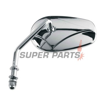 Огледало -VICMA- VIC-E412I, ляво, Harley Davidson Road King/Electra Glide/Street Glide/Road Glide/Softail/Dyna/V-Rod/Sportster 883-1803, 2003-2011