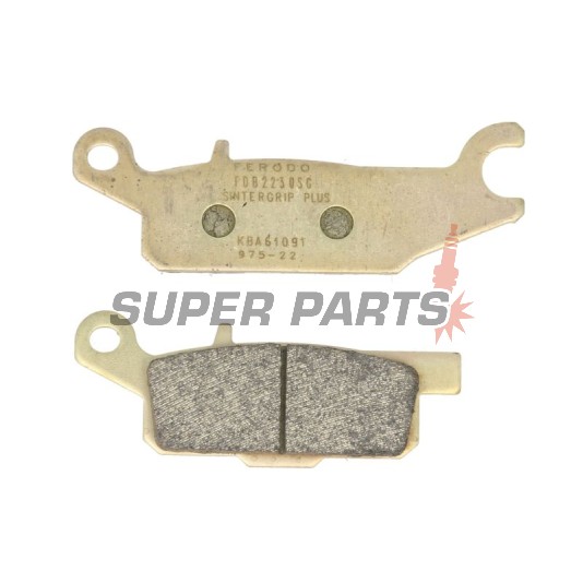 Накладки -FERODO- FDB2230SG, Yamaha YFM Raptor 250/250R, Grizzly 550/700 4x4 EPS, Grizzly FI Auto, Grizzly EPS LE/SE