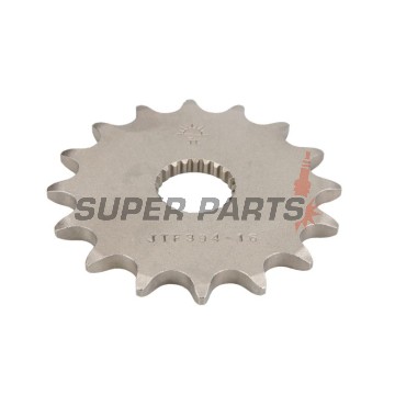 Преден пиньон -JT- JTF394,16, 16 зъба, Aprilia AF1 125 1988-1994, Classic 125 1996-1999, Climber 240/280/300 1989-1996, MX 125 2004-2007, червен Rose 125 1988-1999, RS 125 1993-2013, RX 125 1990-1997, 2000, 2008-2010, SX 125 2008-2010