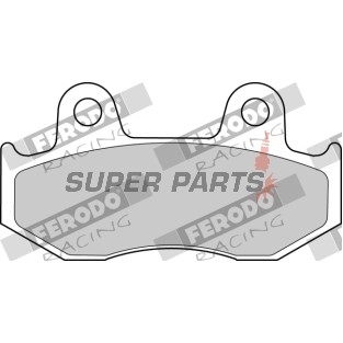 Накладки -FERODO- FDB2119EF, Honda CH125 Spacy, PS125i/150i, SES125/150 Dylan; Suzuki AN250/400 Burgman (1983-2013)