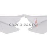 Задни странични пластмаси -POLISPORT- бели, HONDA CR 125/250 2000-2001