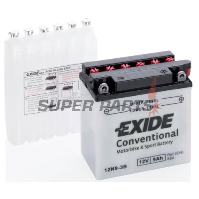 Акумулатор -EXIDE- 12N9-3B, 9Ah 12V