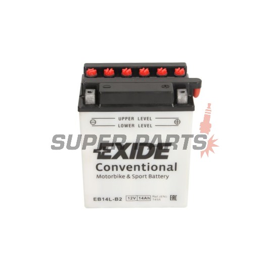 Акумулатор -EXIDE- YB14L-B2, 14Ah 12V