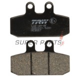 Накладки -TRW- MCB557, Aprilia Atlantic/Scarabeo/Sportcity 125-500, Leonardo 250-300, Tuareg 125-600, Cagiva Blues/Mito/Roadster 50-200, Gilera Dakota/ER/XRT 125-600, Honda NSR/CRM/XL 125, Malaguti Spider Max 500, Peugeot Speedake 50, Sachs Roadster/ZX/ZZ
