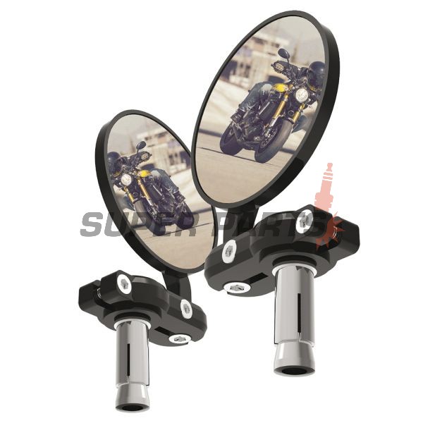 Огледала за край на кормило -OXFORD- Bar End Mirrors, черни, комплект